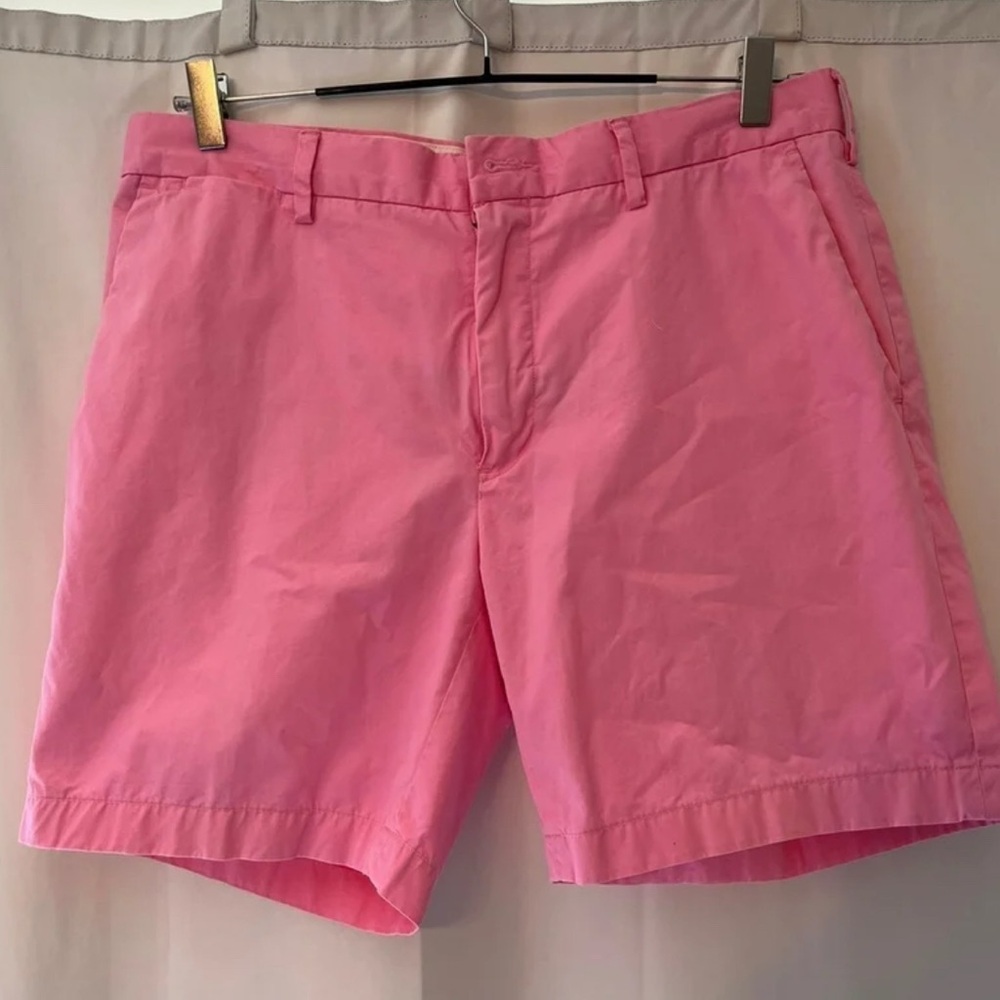 Men’s pink Ralph Lauren polo shorts
